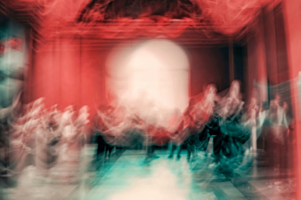 Pièce de théâtre, photo d'ambiance avec flou artistique